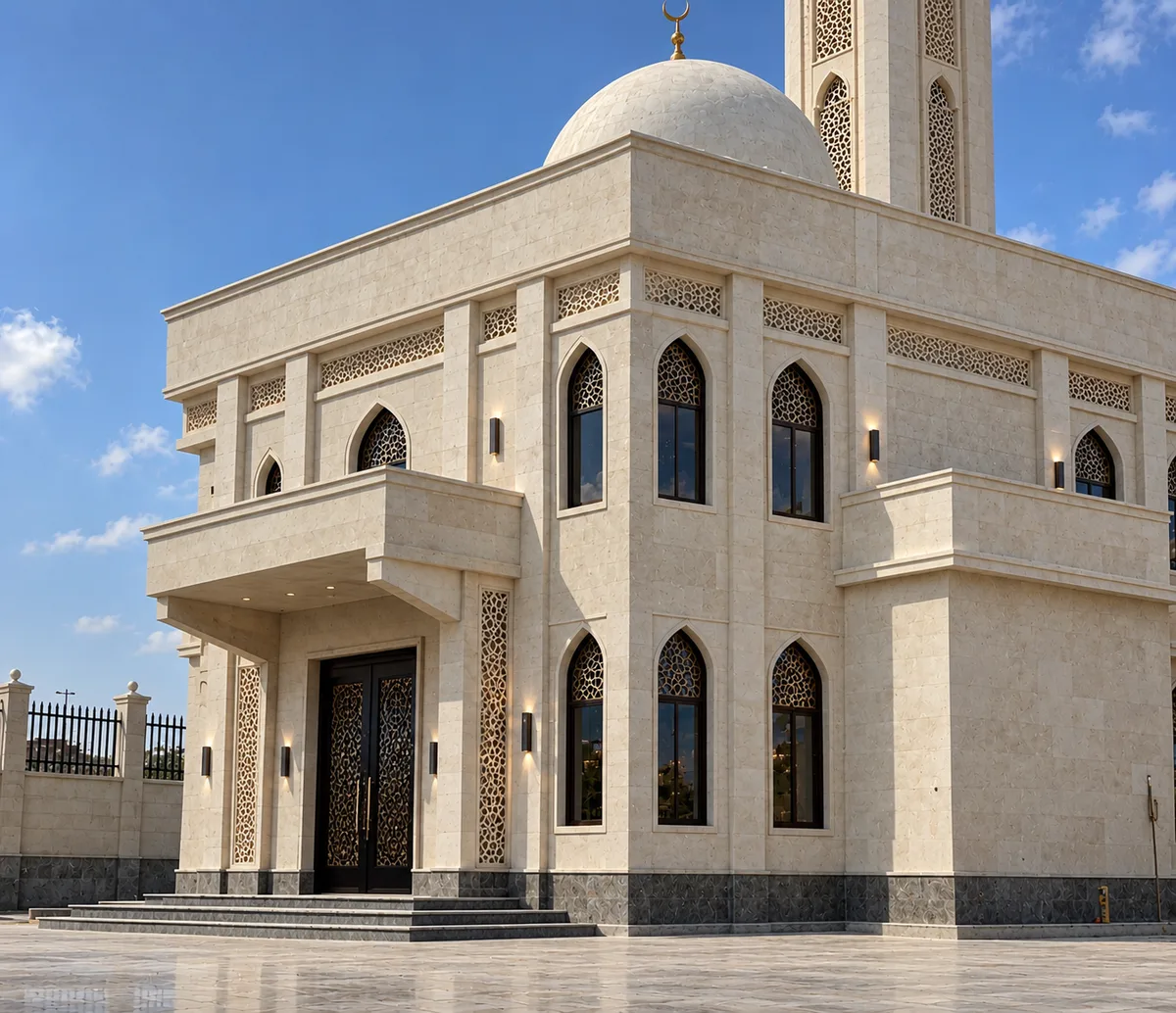 مسجد مستشفى العاشر من رمضان — صورة معمارية 2